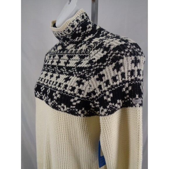 Columbia Pine Street Jacquard Pullover Sweater Size XL Fair Isle Turtleneck New - Picture 8 of 13